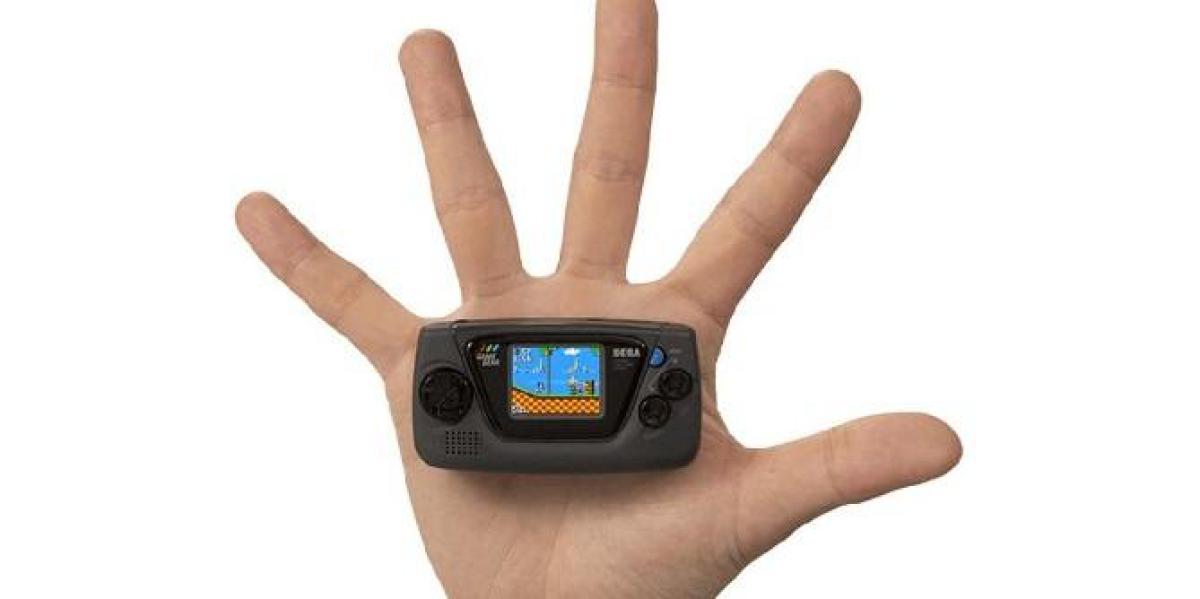 Sega revela minúsculo Game Gear micro jogável para o 60º aniversário