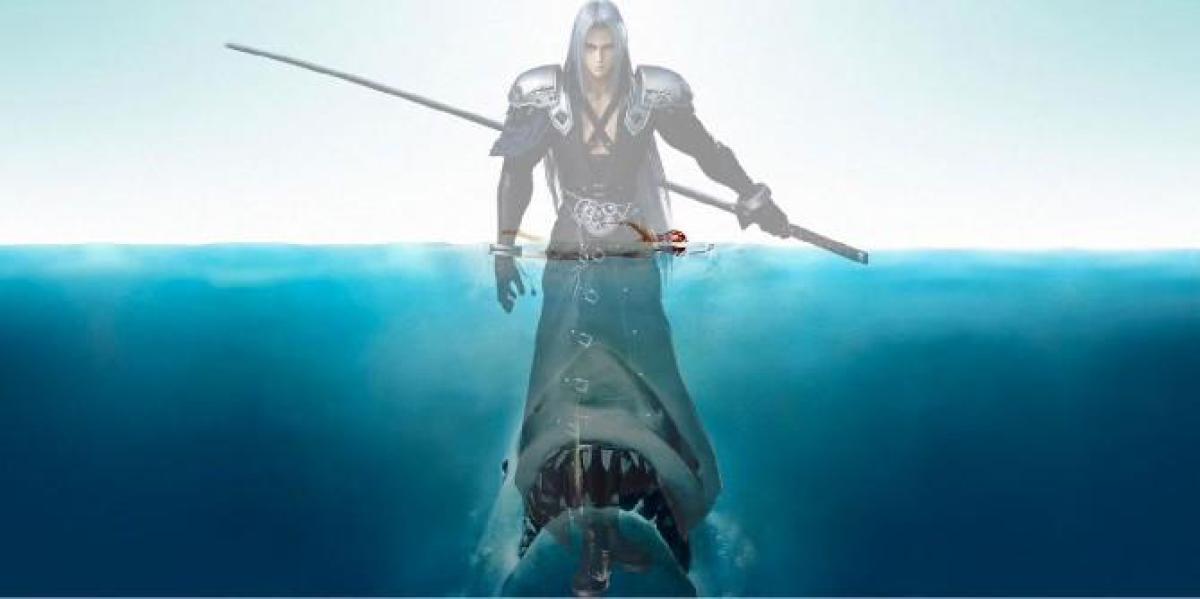 Sephiroth de Final Fantasy 7 foi inspirado em Jaws