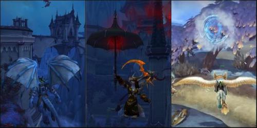 Shadowlands: World Quests em que os jogadores podem voar