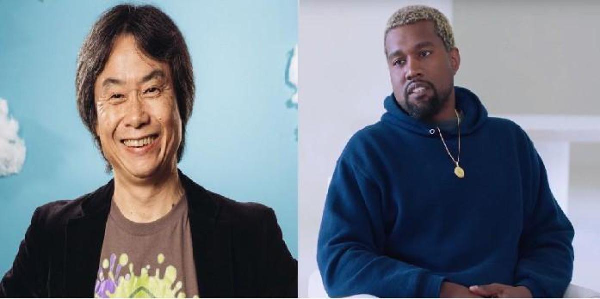 Shigeru Miyamoto compartilha história de Kanye West lançando um jogo para ele