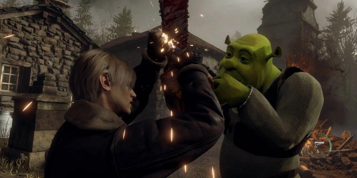 Shrek invade Resident Evil 4: veja o ogro em ação na demo modificada