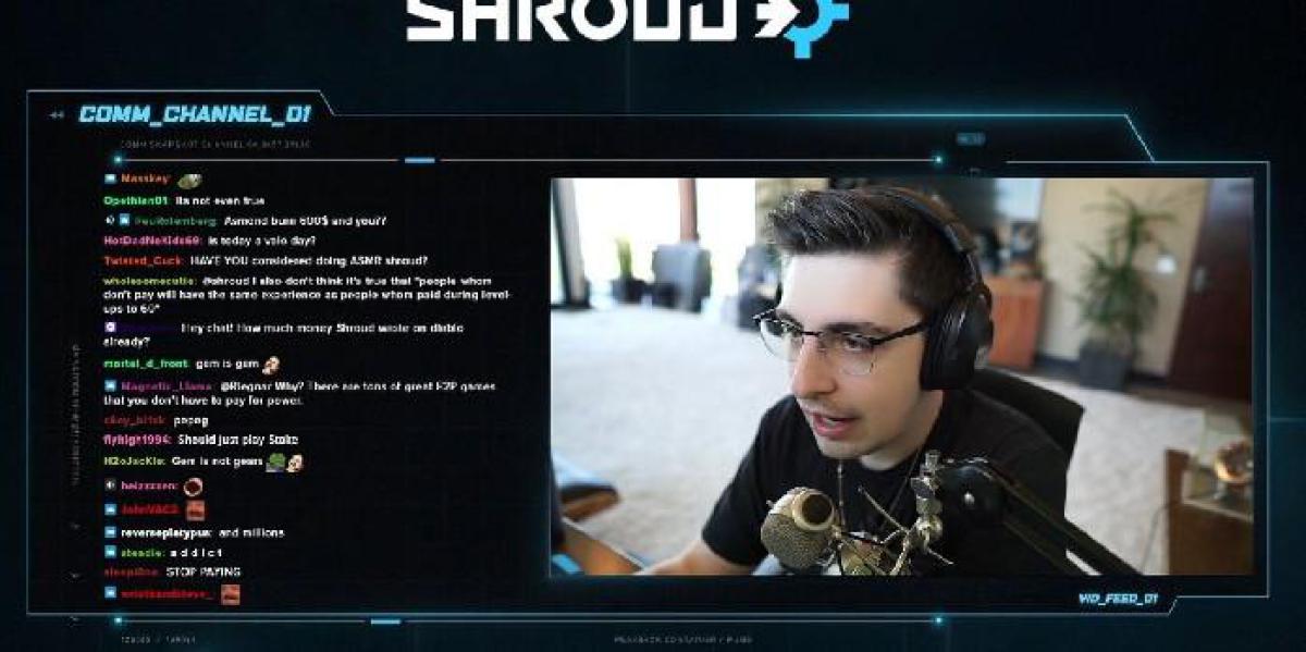 Shroud diz que tem um problema com Diablo Immortal e não consegue parar de pagar por isso