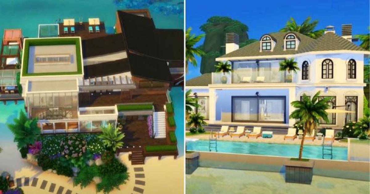 Sims 4: as casas de praia mais luxuosas da galeria