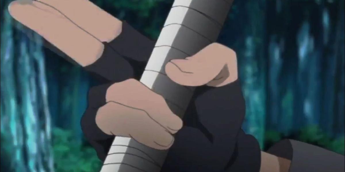 Sasuke usa sinais de uma mão