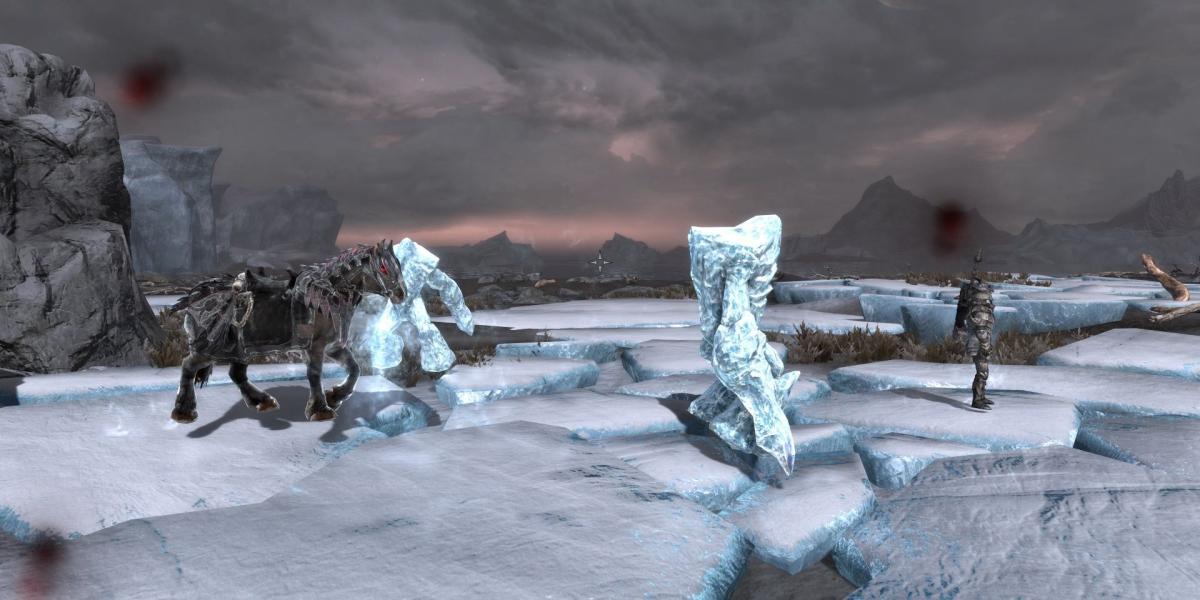 Habilidade Skyrim Twin Souls com Frost Atronachs