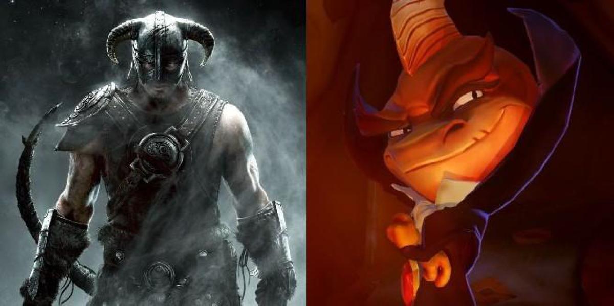 Skyrim: 5 vilões do PlayStation que o Dragonborn poderia derrotar em uma luta (e 5 que ele perderia)