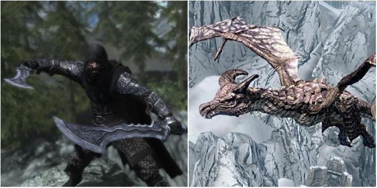 Skyrim: Como vencer um dragão lendário como um ladino