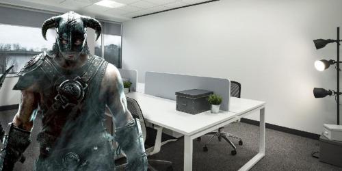 Skyrim Mod permite que os fãs vivam uma fantasia de escritório das 9 às 5
