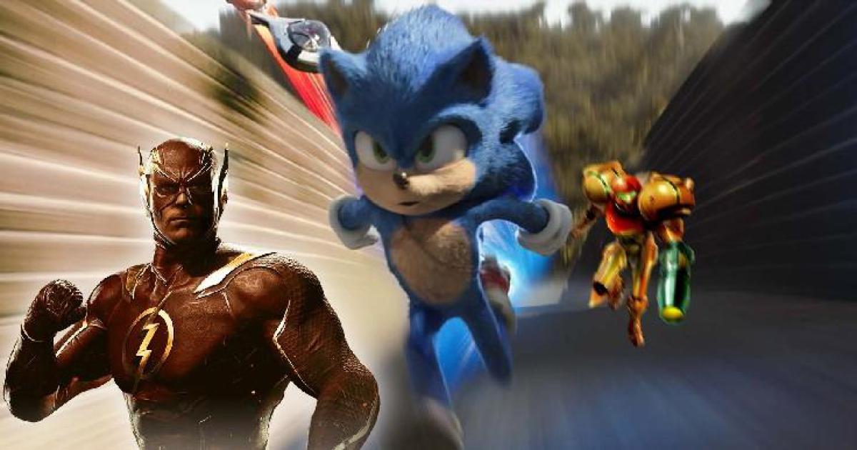 Sonic: 5 heróis de videogame que ele é mais rápido que (e 5 ele é mais lento que)