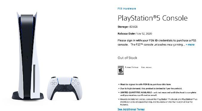 Sony está aumentando a produção do console PS5 neste verão