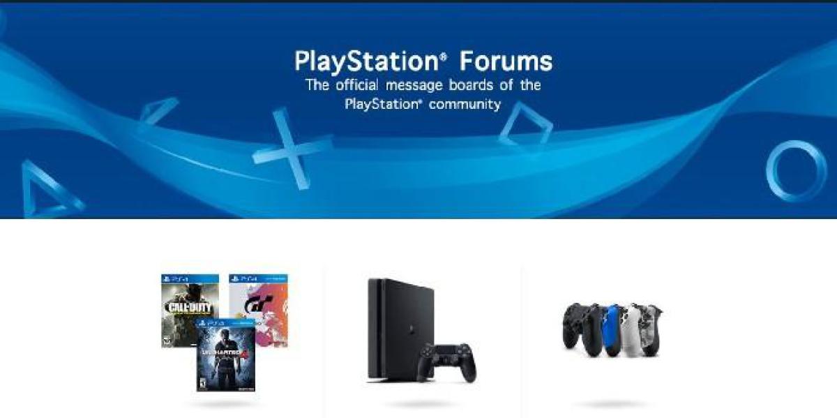 Sony está encerrando os fóruns do PlayStation no final deste mês