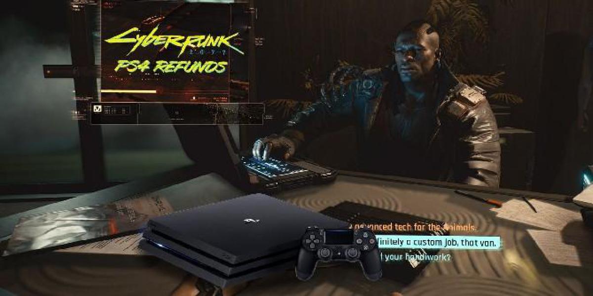 Sony faz rara exceção com reembolsos de PS4 para jogadores de Cyberpunk 2077