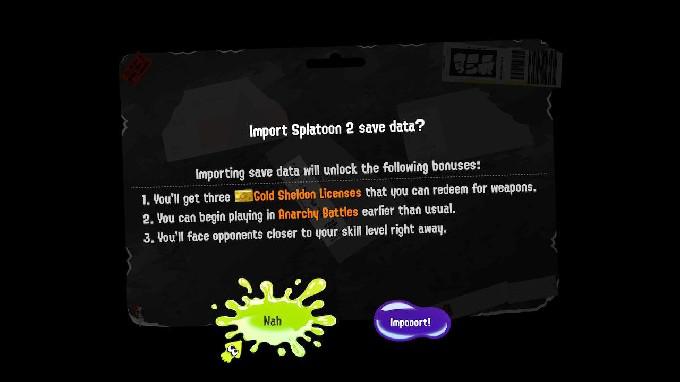 Splatoon 3: Como importar Splatoon 2 Save Data e o que ele faz