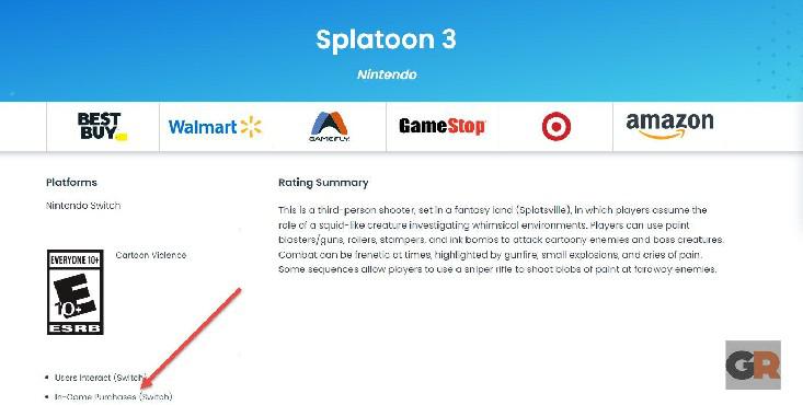 Splatoon 3 incluirá compras no jogo
