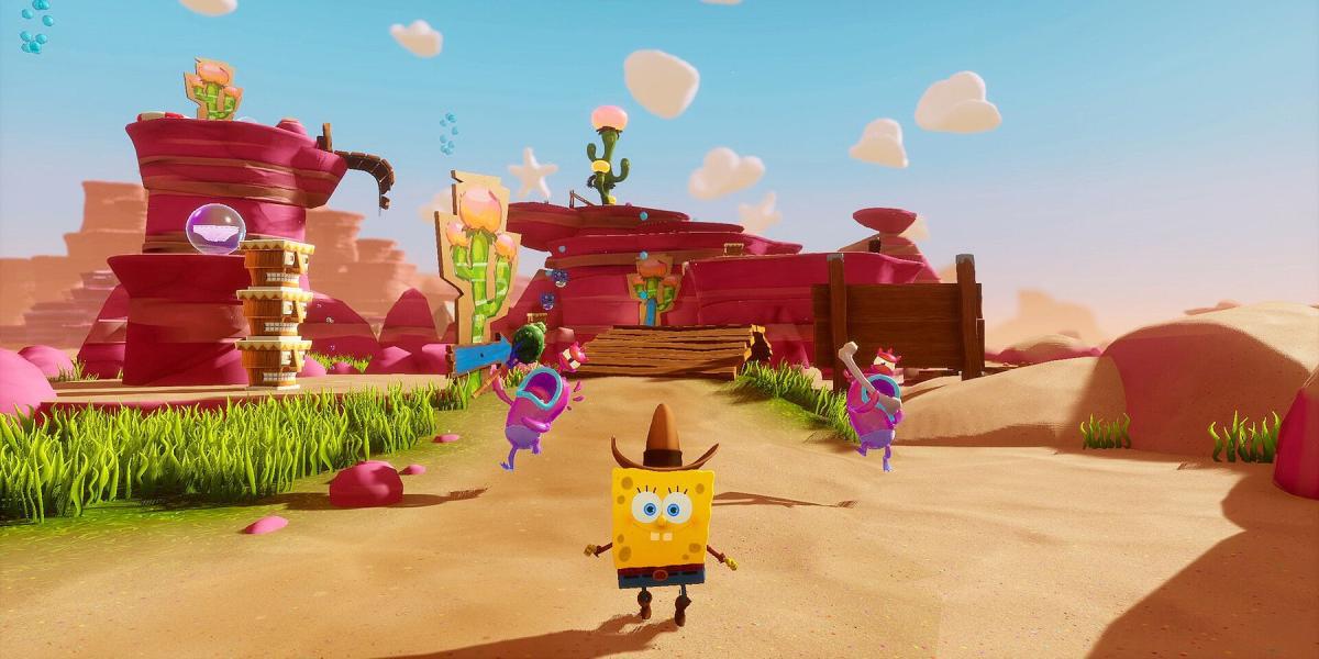 SpongeBob SquarePants: The Cosmic Shake revela todos os cidadãos da Fenda do Biquíni que os jogadores precisam salvar