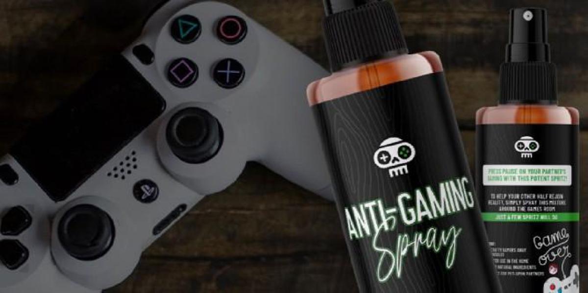 Spray anti-jogo projetado para manter as pessoas longe dos videogames
