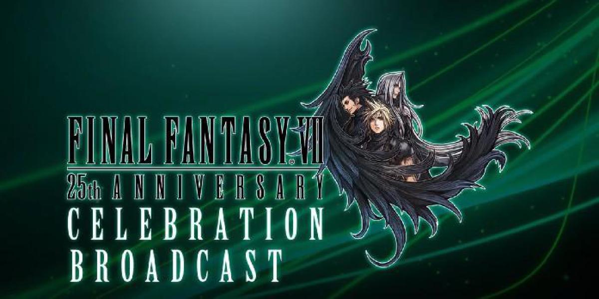 Square Enix anuncia evento de transmissão do 25º aniversário de Final Fantasy 7