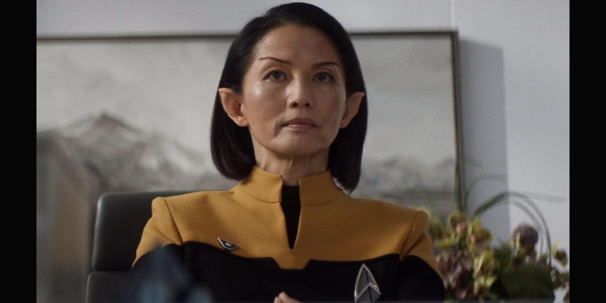 Star Trek: Por que a TNG Picard se reporta a um almirante diferente a cada vez?