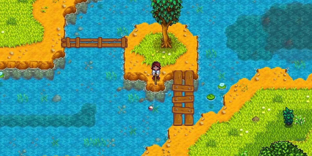 Stardew Valley Beach Farm tem local de pesca secreto