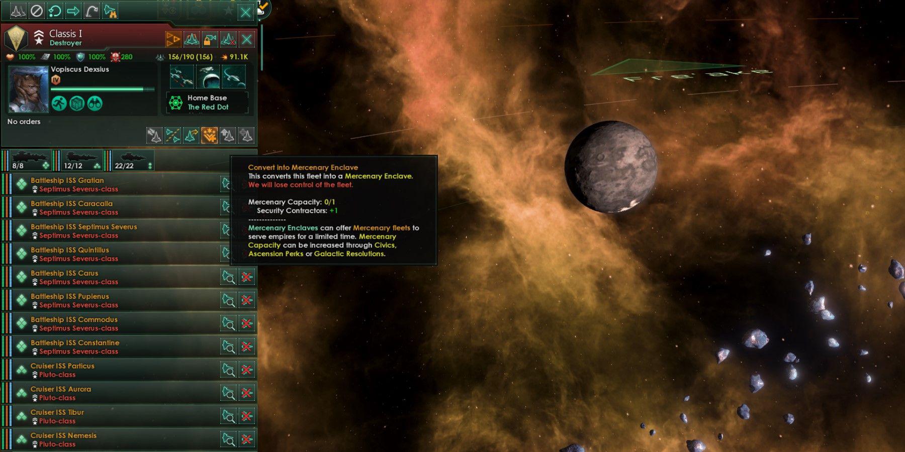 Stellaris: Como formar um enclave de mercenários