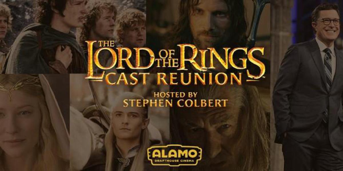 Stephen Colbert será o anfitrião da reunião de O Senhor dos Anéis