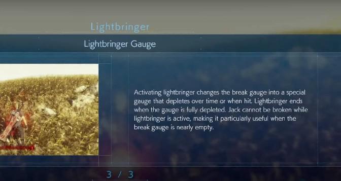 Stranger of Paradise: Final Fantasy Origin Demo - O que o Lightbringer faz?