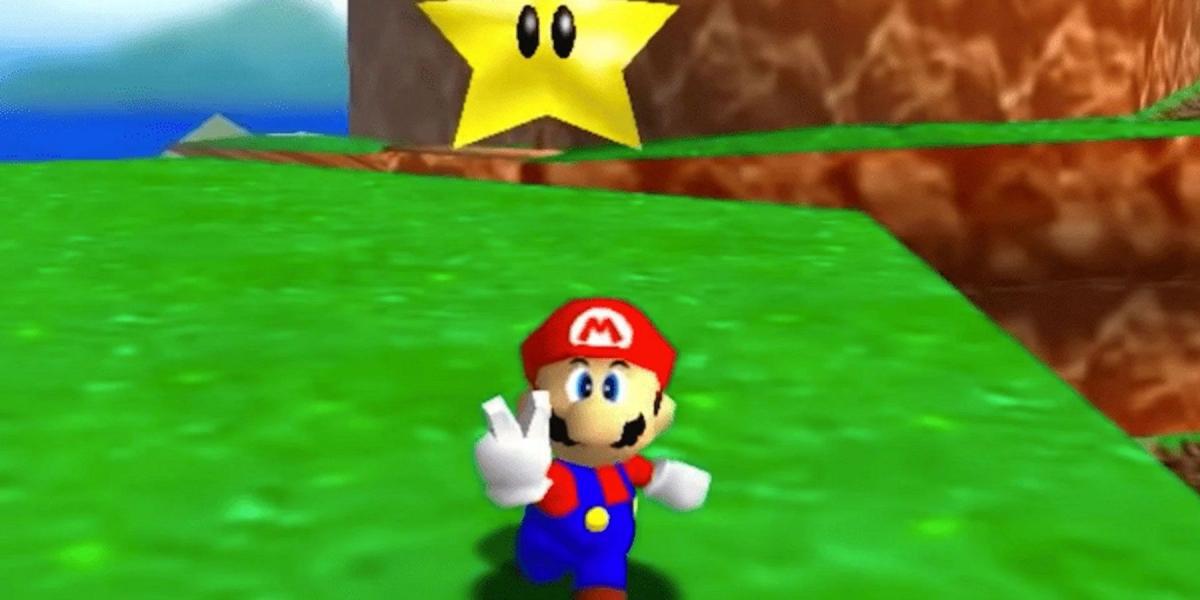 Streamer usa bateria para vencer Super Mario 64 em menos de 20 minutos