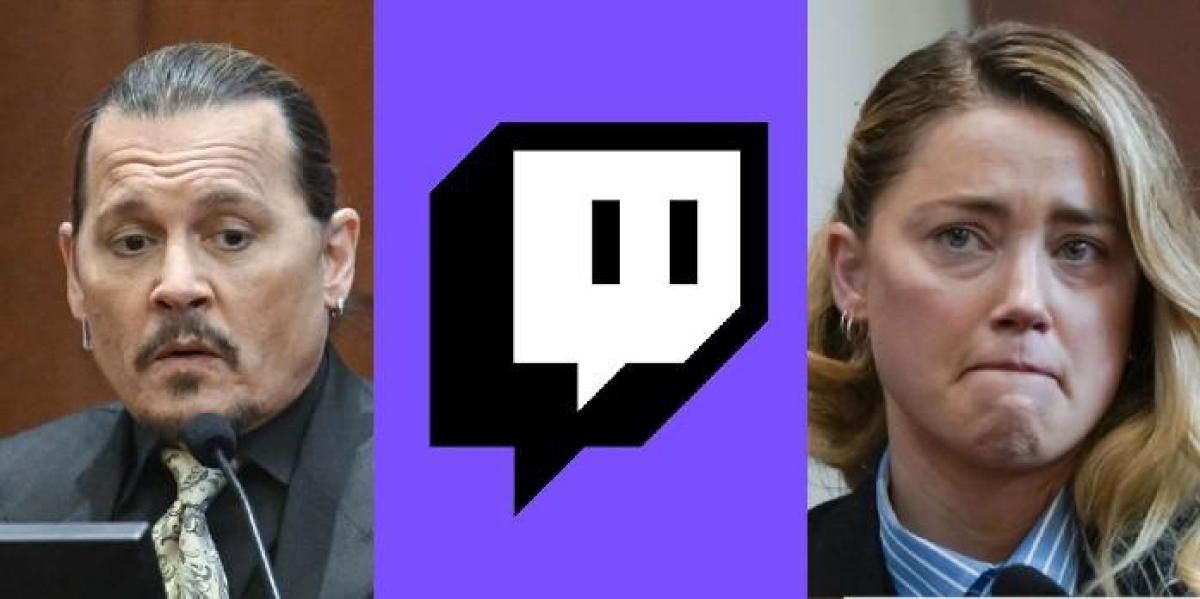 Streamers do Twitch estão reagindo ao julgamento de Johnny Depp e Amber Heard, e está tudo errado