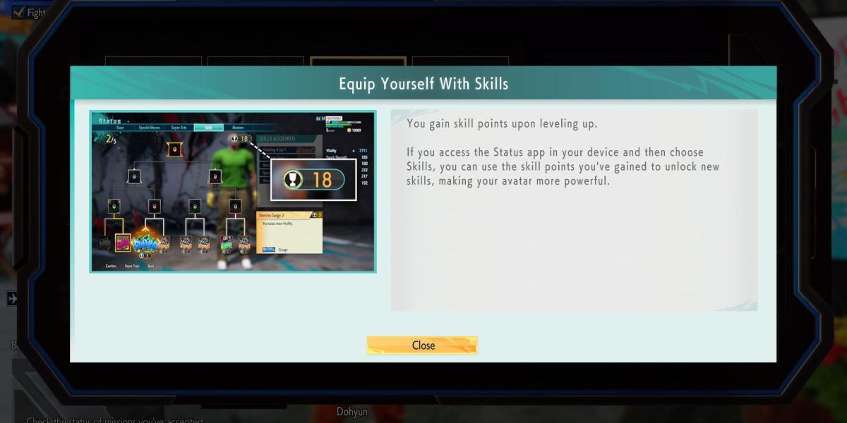 Instruções sobre como as habilidades funcionam em Street Fighter 6