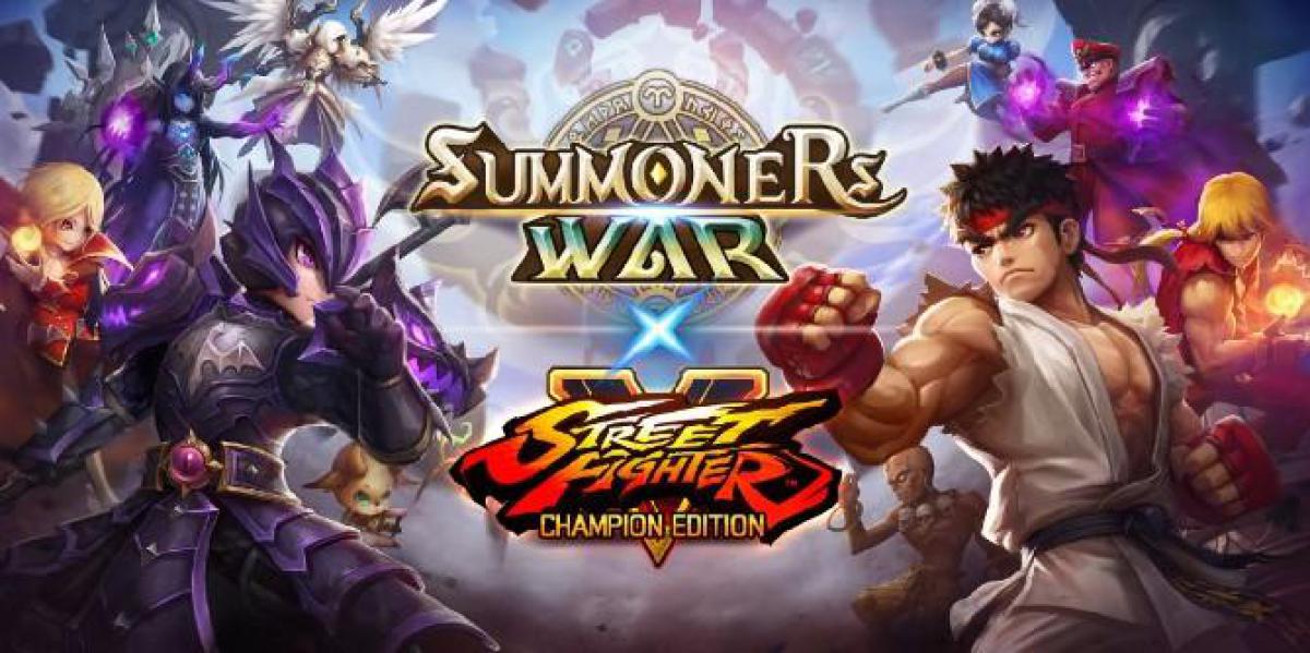 Summoners War: Sky Arena cruzando com Street Fighter 5