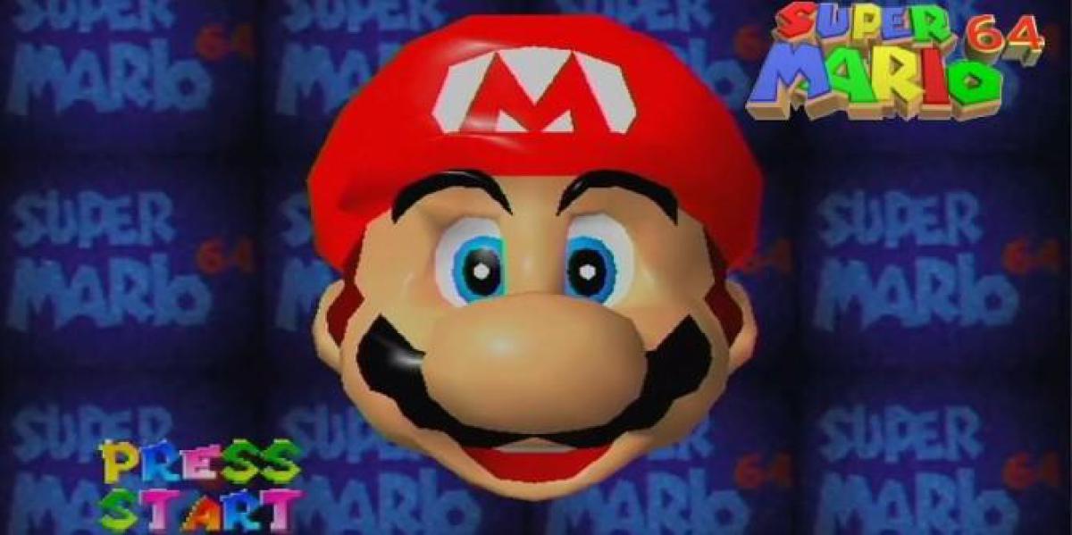 Super Mario 64 não demorou muito para ser desenvolvido