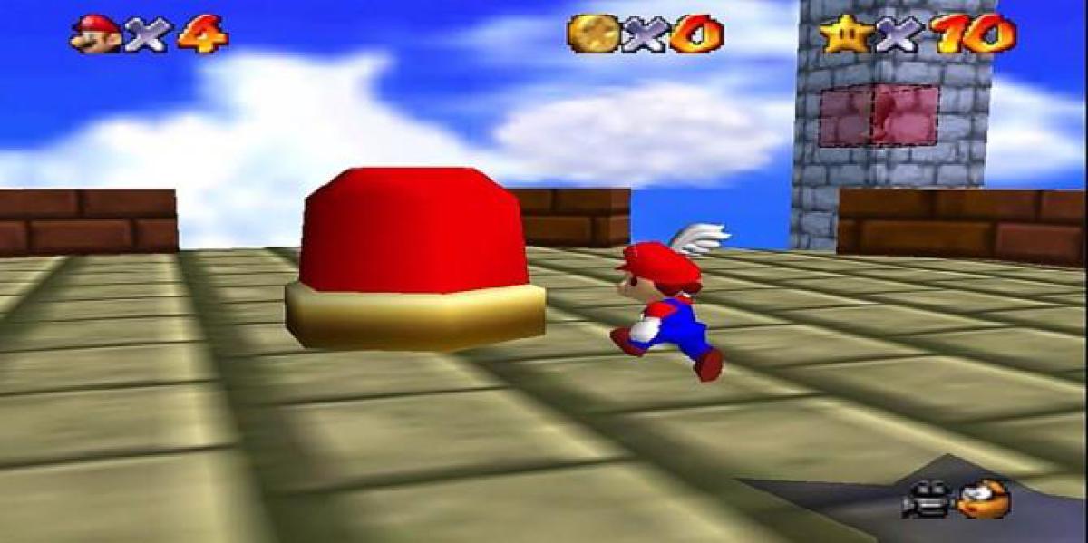 Super Mario 64: Onde encontrar o interruptor vermelho e desbloquear blocos vermelhos