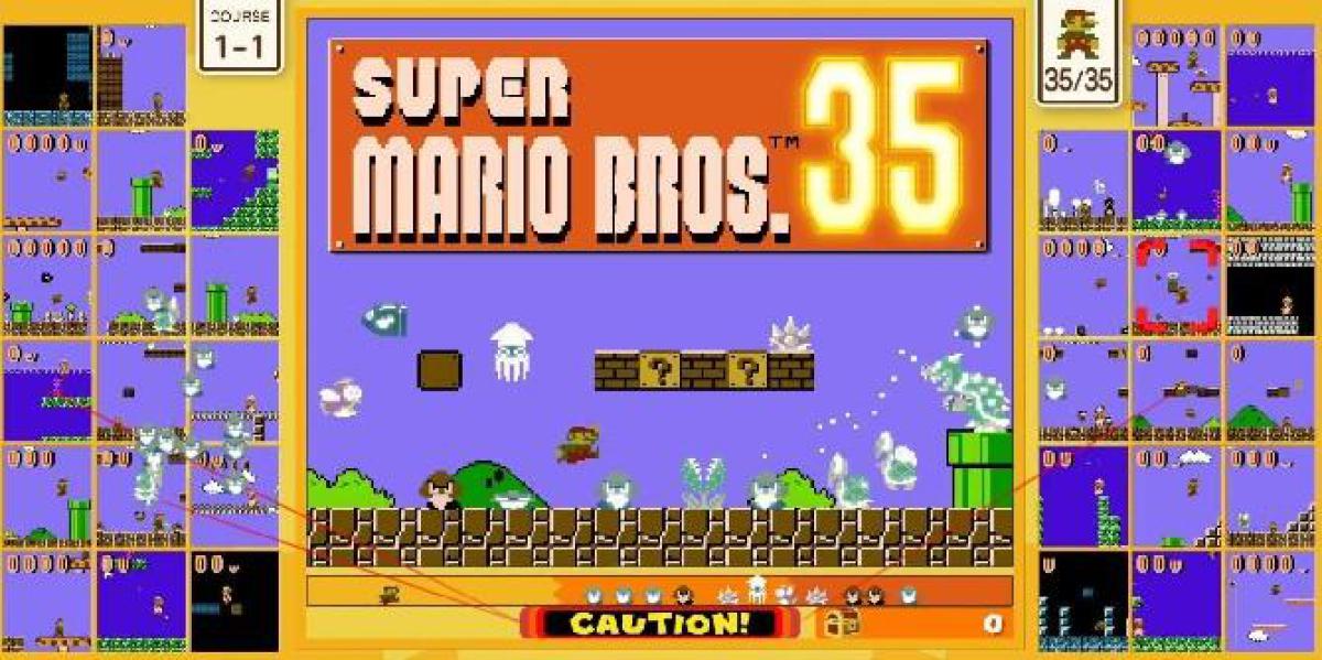 Super Mario Bros. 35 já está disponível