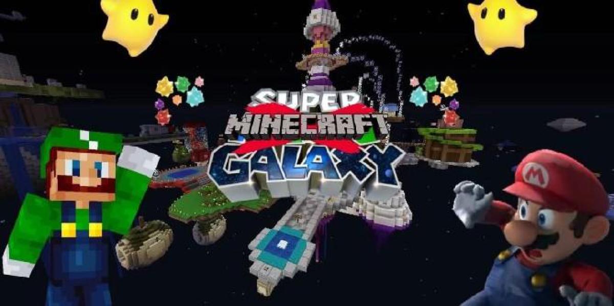 Super Mario Galaxy Fan recria jogo inteiro no Minecraft