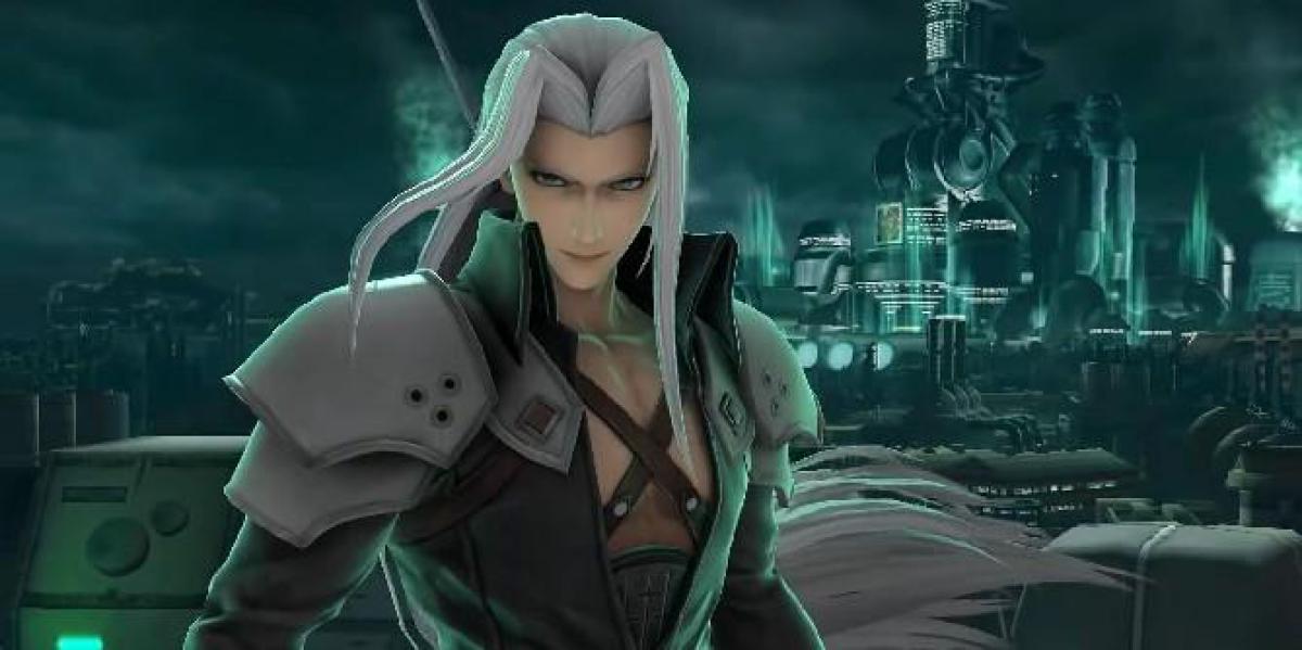 Super Smash Bros Ultimate adiciona Sephiroth ao mural de personagens