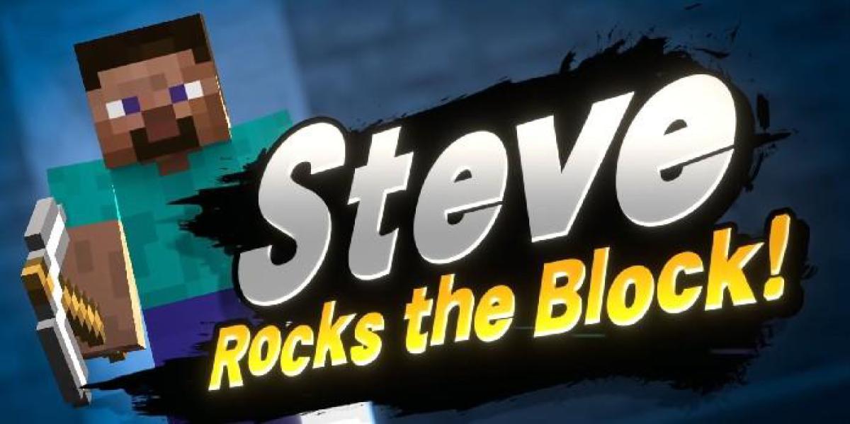Super Smash Bros. Ultimate revela data de lançamento de Steve Amiibo