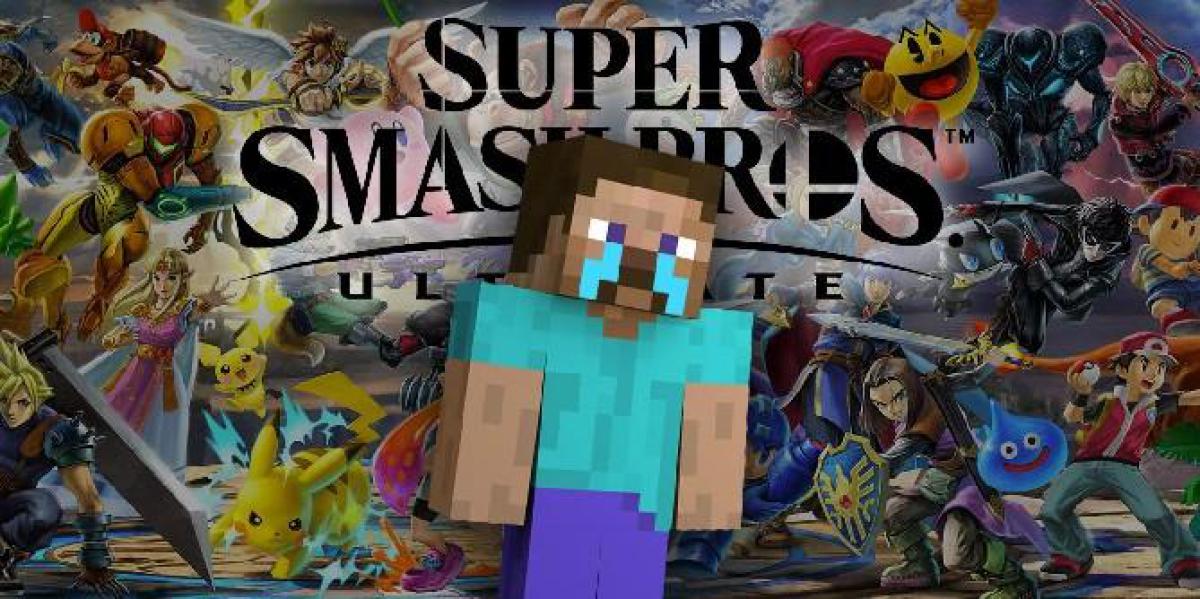 Super Smash Bros. Ultimate: Steve está perdendo sua ferramenta mais poderosa