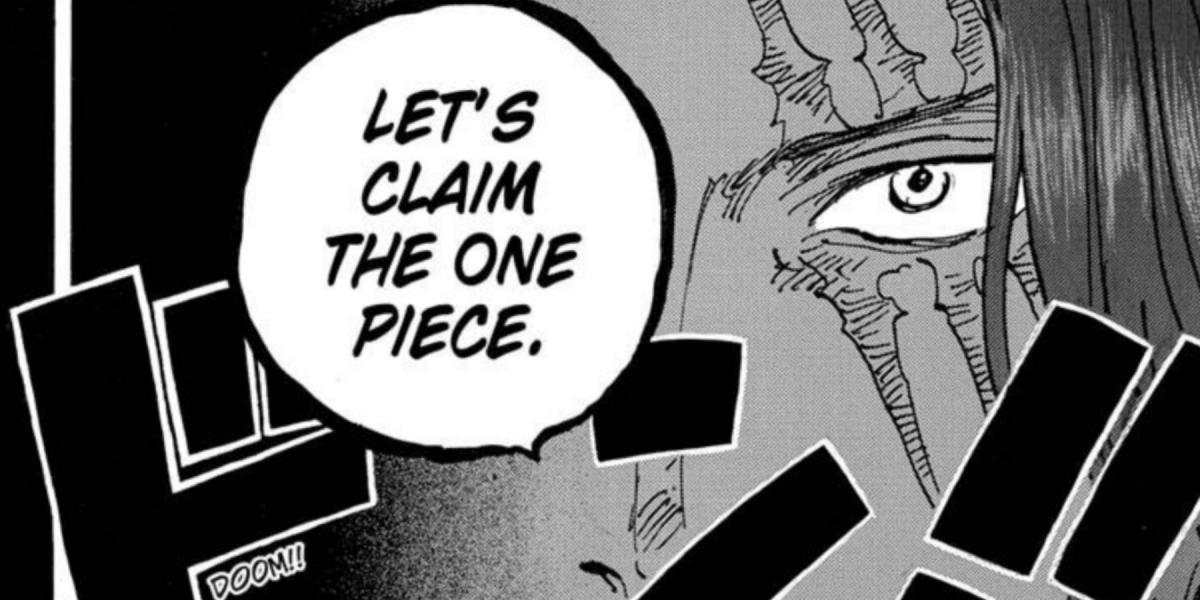 Shanks fala sobre reivindicar o One Piece