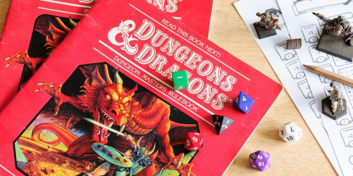 Livros e Dados de Dungeons & Dragons