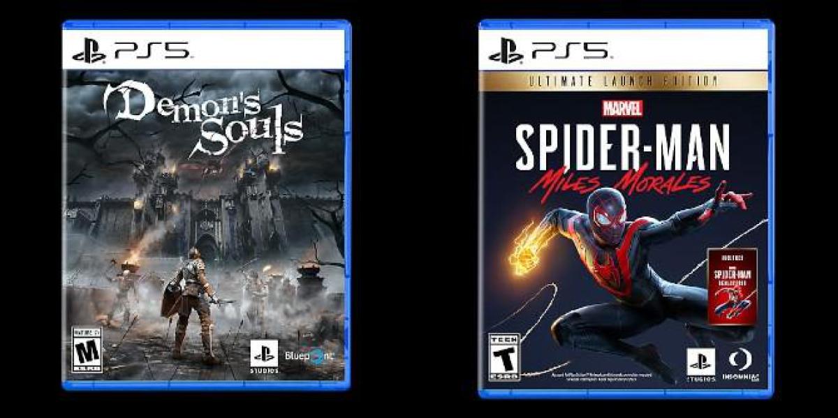 Tamanhos de arquivo PS5 para Demon s Souls e Spider-Man: Miles Morales são grandes