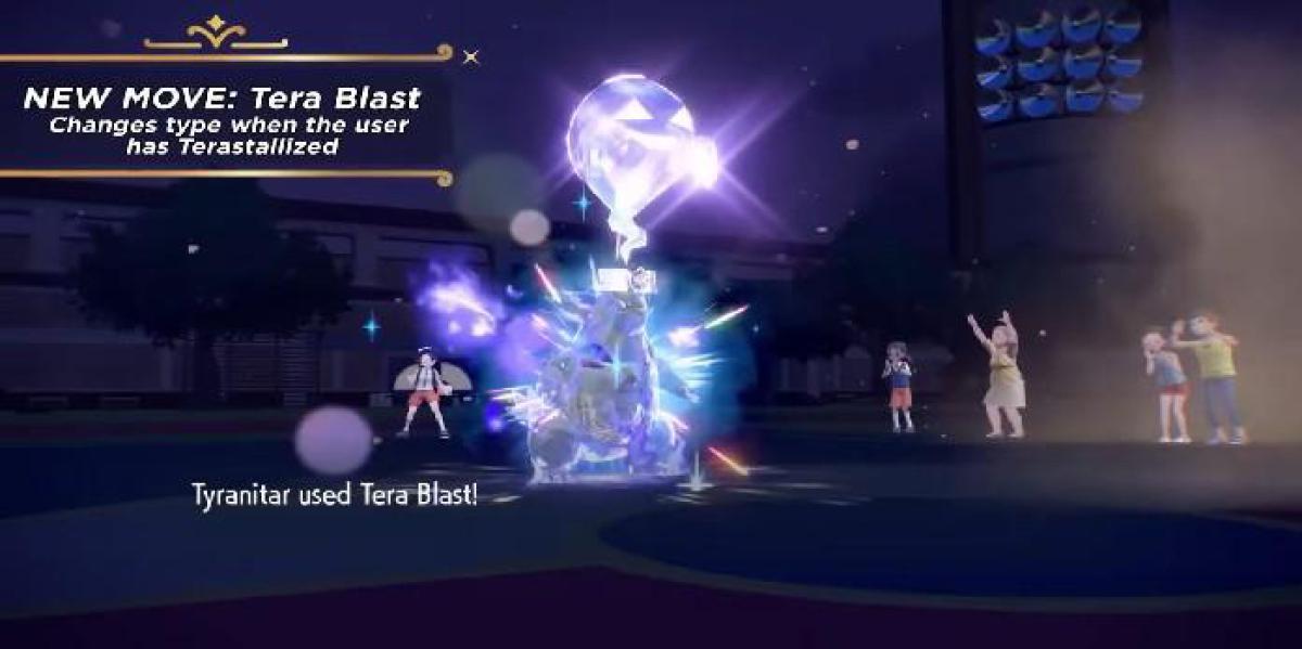 Tera Blast de Pokemon Scarlet e Violet pode apontar para movimentos baseados em Tera