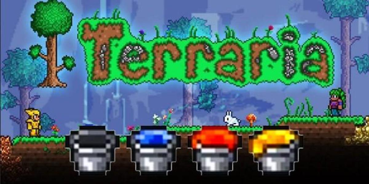 Terraria: como fazer um balde