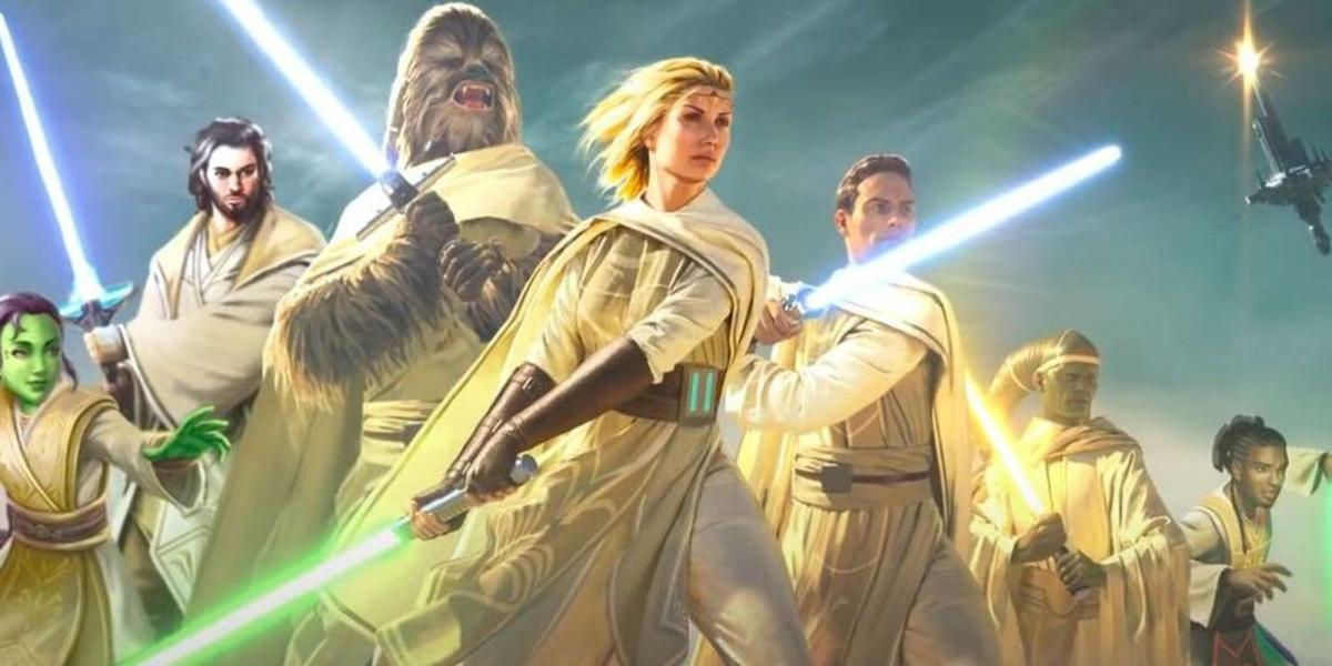 Arte da capa do romance Star Wars The High Republic, Light of the Jedi