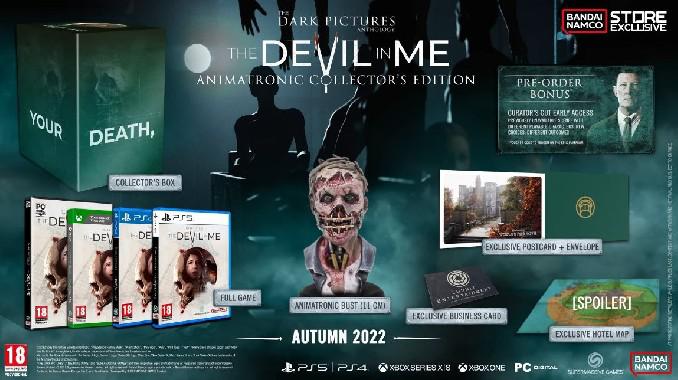 The Dark Pictures: The Devil in Me Collector s Edition inclui busto animatrônico