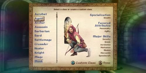 The Elder Scrolls 6 deve trazer de volta as classes personalizadas de Oblivion