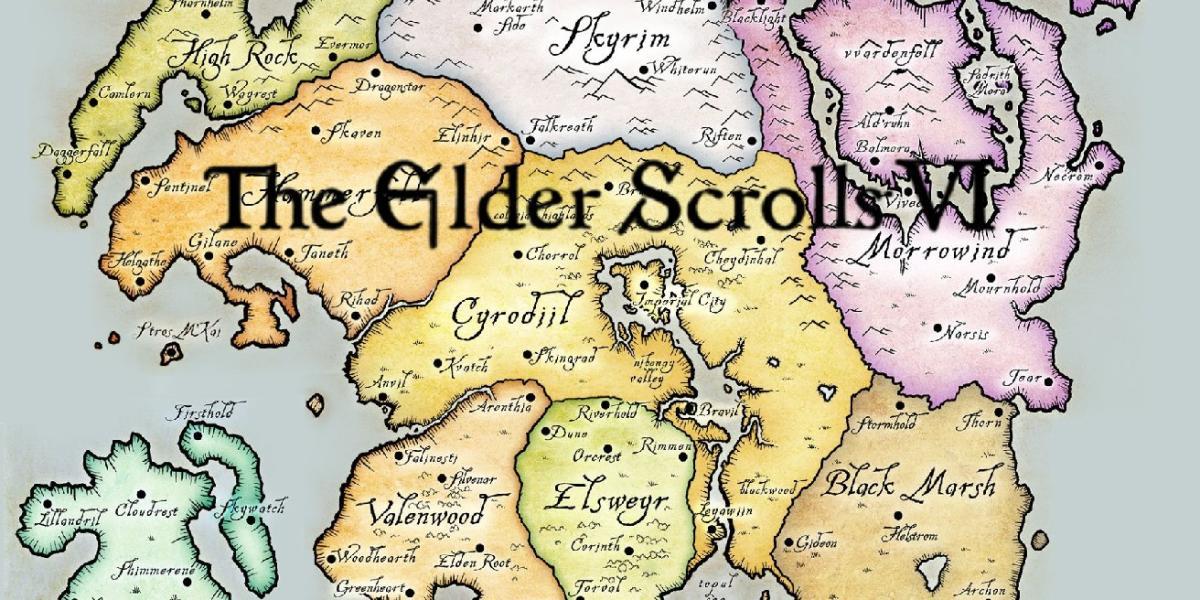 The Elder Scrolls 6 pode querer se concentrar em explorar o mundo além de Tamriel