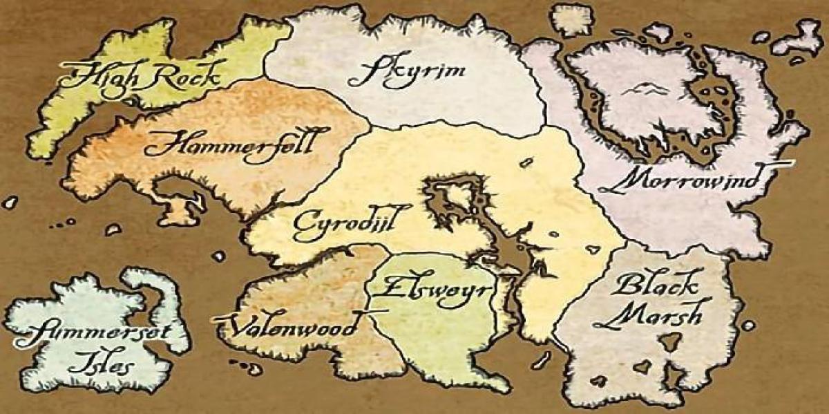 The Elder Scrolls: todas as províncias que ainda não foram apresentadas em um jogo da série principal