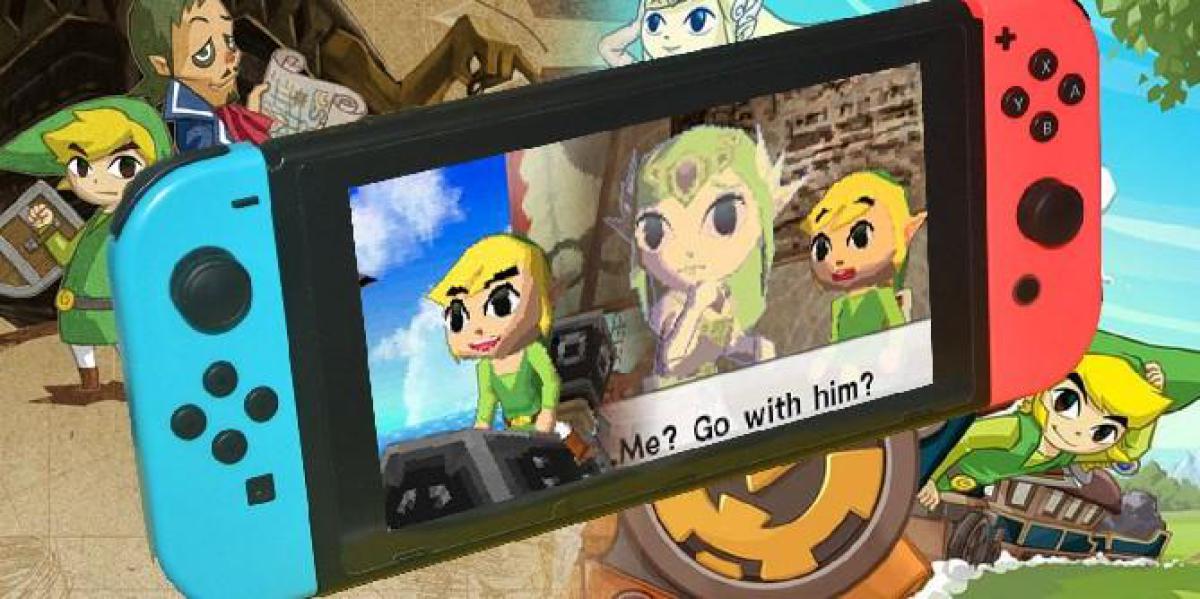 The Legend of Zelda: Phantom Hourglass e Spirit Tracks são perfeitos para o Switch