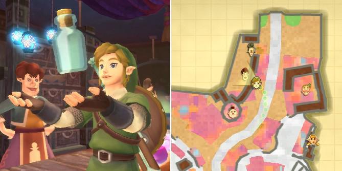 The Legend of Zelda: Skyward Sword HD: Onde encontrar as 5 garrafas vazias