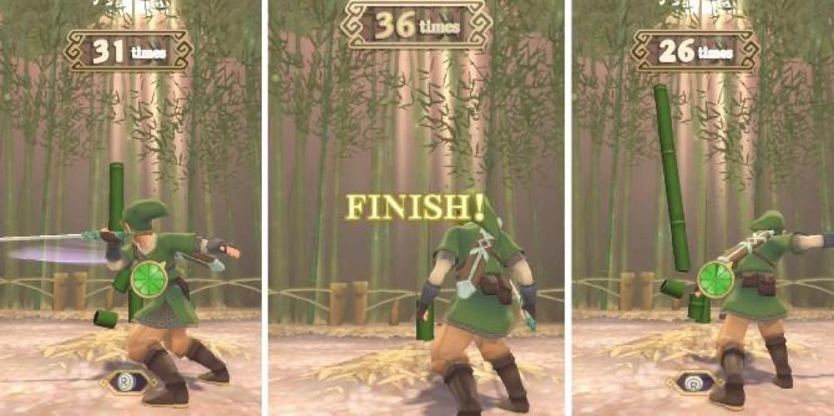 The Legend of Zelda: Skyward Sword HD – Recompensas do jogo de corte de bambu